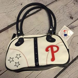 NWT Littlearth Philadelphia Phillies PU Handbag